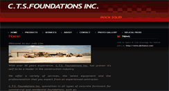 Desktop Screenshot of ctsfoundations.com